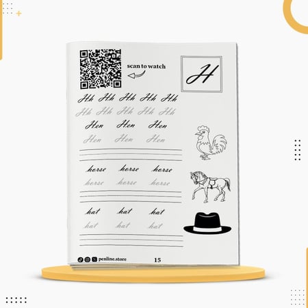 كراسة لتحسين الخط المشبك الإنجليزي