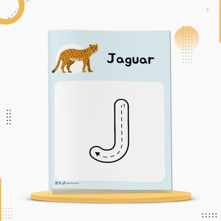 كراسة الحيوانات لتعليم الحروف الإنجليزية