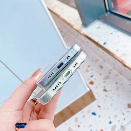 كفر حماية ابل ايفون 12 شفاف يدعم الشحن اللاسلكي