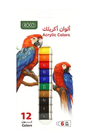 طقم الوان اكريلك 6 مل 1012126