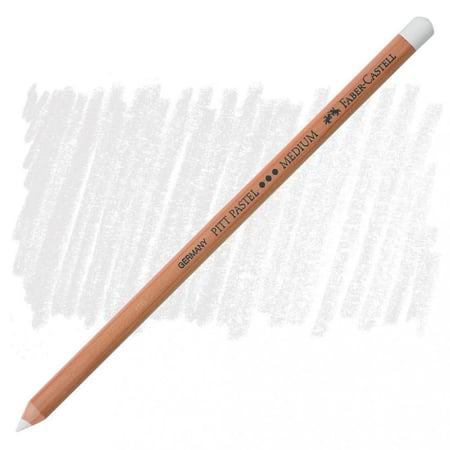 Faber-Castell Pitt Pastel Pencil - White (Medium) (101)