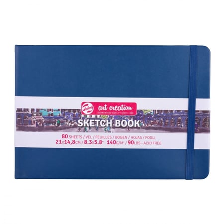 دفتر رسم سكتشات ازرق
