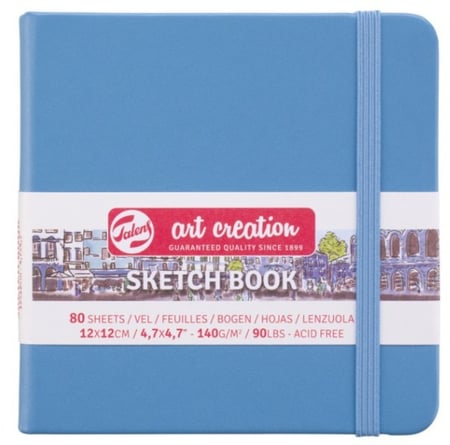 دفتر رسم سكتشات أزرق 12x12