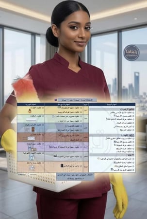 جدول تنظيف المنزل
