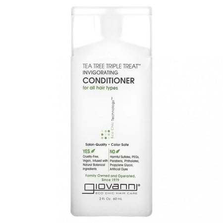 علاج شجرة الشاي الثلاثي بلسم منشط لجميع أنواع الشعر- جيوفاني / 60 مل