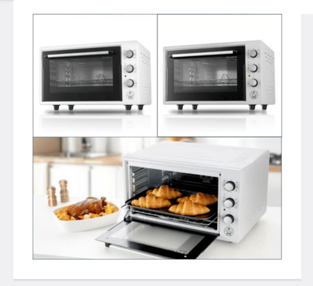 فرن كهربائي السيف اسكادا 50 لتر رصاصي