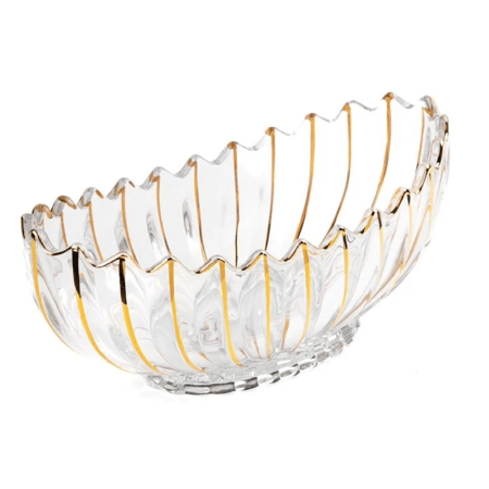 صحن مقسم AG658 بيضاوي