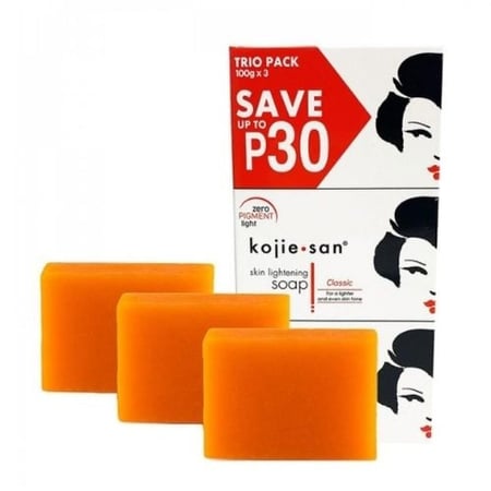 صابون تفتيح البشرة بحمض الكوجيك من كوجي سان 3*100ج