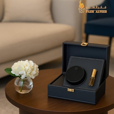 شنطة جلد ايطالي (عود مسقى+نانو عطر)