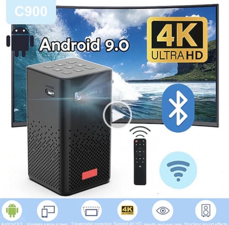 بروجكتر صغير محمول مع حقيبة