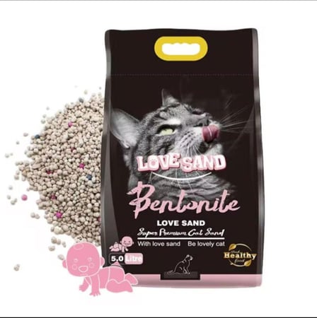 رمل قطط لوف ساند بيبي باودر Love Sansd Cat Litter