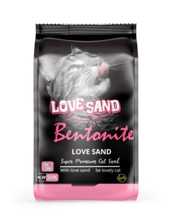 رمل قطط لوف ساند بيبي باودر Love Sansd Cat Litter