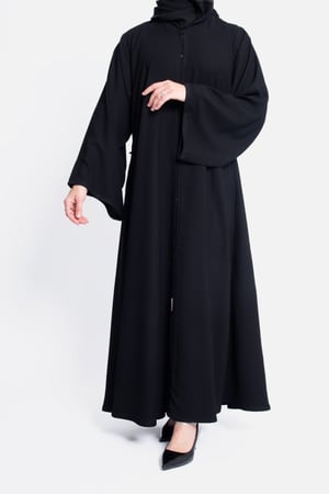 عباية كلوش من الكريب