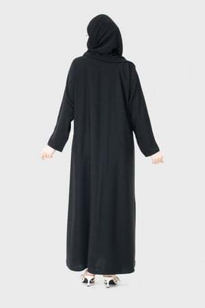 عباية سادة من الحرير (بلاك دايموند)