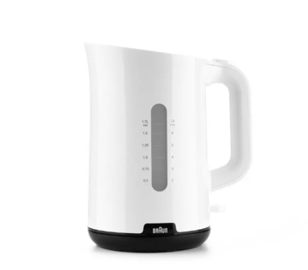 غلاية براون لاسلكية, 2200 واط, سعة 1.7 لتر, أبيض