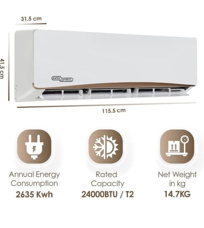 مكيف سوبر جنرال سبليت 18