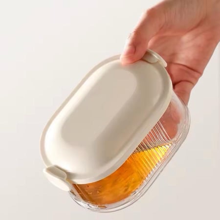 طقم علب تنظيم وتخزين اكليريك شفافة من 5 أدوار | للبهارات والتوابل والحلويات والمكسرات