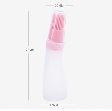 فرشاة زيت سيليكون بعلبة