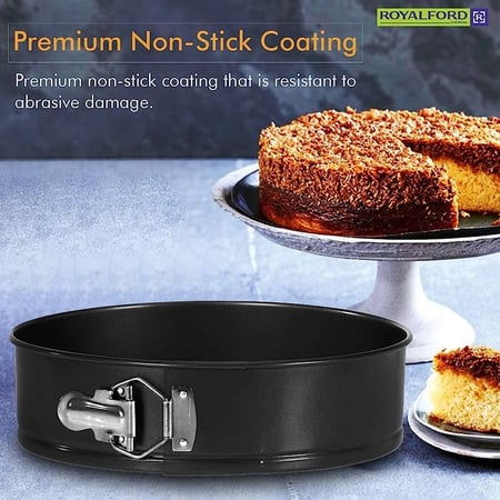 قالب كيك دائري بقفل وقاعدة متحركة (متوفر اكثر من مقاس)