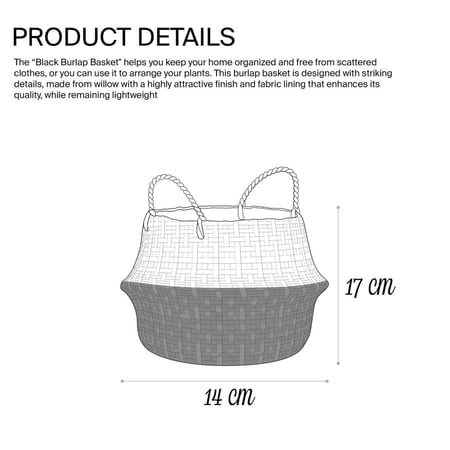مجموعة سلال خوص طبيعية قابلة للطي من (3 قطع) بقاعدة ملونة وبثلاث ألوان مختلفة