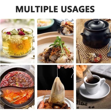 اكياس تعبئة الشاي والاعشاب والبهارات (120) كيس