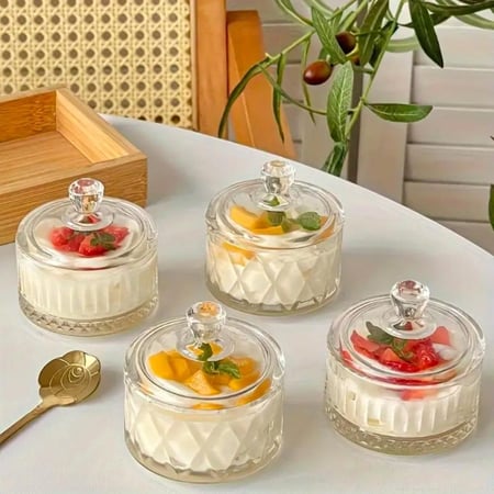 سكريه زجاج كريستالية بحجم صغير | 6 قطع (متوفر موديلين)