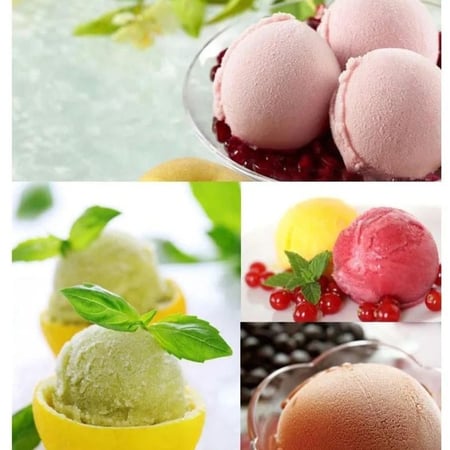 ملعقة ايس كريم ستانليس ستيل 6سم