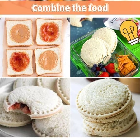 مكبس اعداد فطائر التوست بالشكل الدائري والمربع | قطاعة فطائر التوست