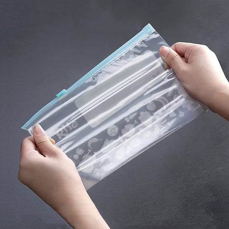 اكياس حفظ الطعام بقفل سحاب (متوفر اكثر من مقاس)