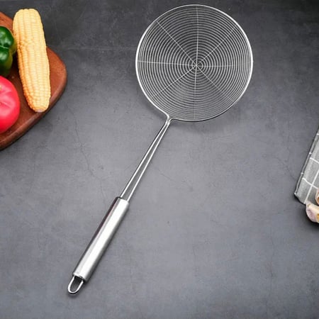 مصفاة قلي يد معدن