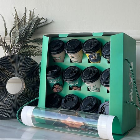 بوكس توزيعات اكواب العيد (24 كوب)