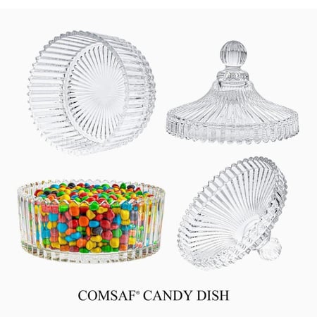 سكريه زجاج كريستالية | 13.5سم