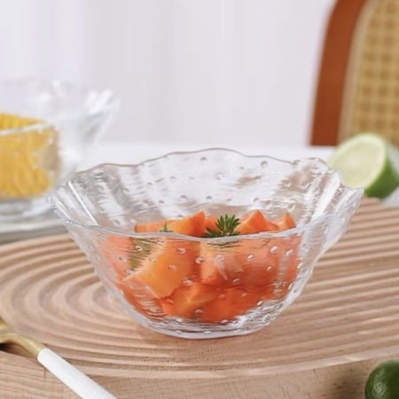 وعاء تقديم زجاج منقط | 21.2 سم