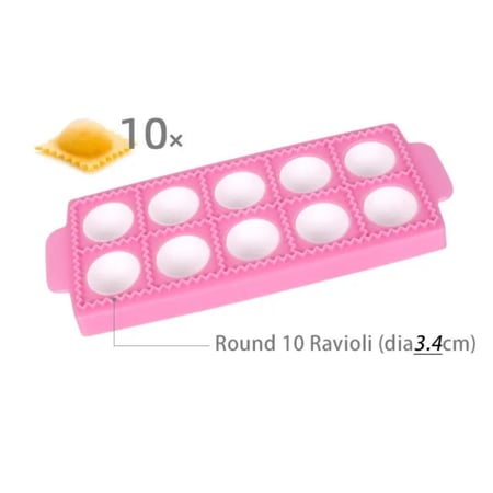 قالب وقطاعات الرافيولي لصنع الرافيولي والمعكرونة والبسكويت وأكثر (متوفر بالشكل المربع والدائري)