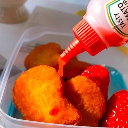 مجموعة علب كاتشب وصوصات بلاستيك صغيرة 25مل - 8 قطع | قابلة للضغط وإعادة التعبئة