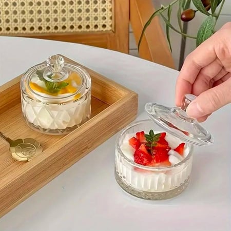 سكريه زجاج كريستالية بحجم صغير | 6 قطع (متوفر موديلين)