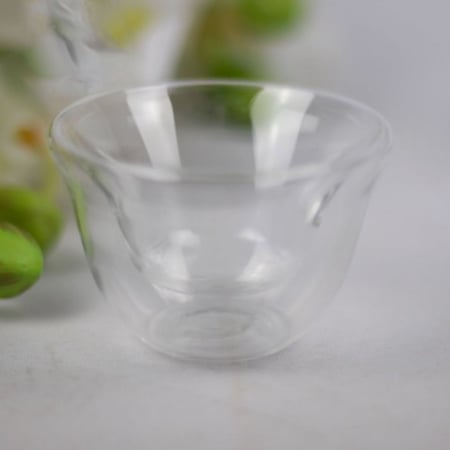 طقم فناجين قهوة دبل جلاس 80مل (3 قطع)