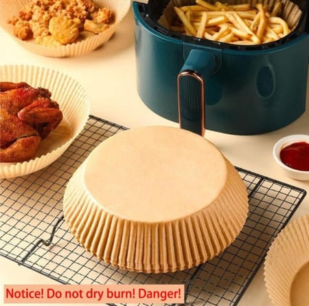 ورق القلاية الهوائية بالشكل الدائري 20/16سم (متوفر حجمين)