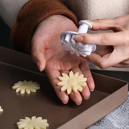 مكبس بسكويت زهرة الشمس | 3 قطع | متوفر مقاسين