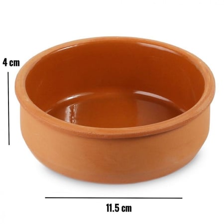 طقم صحون فخار (3 حبة) دائرية (11.5 سم)