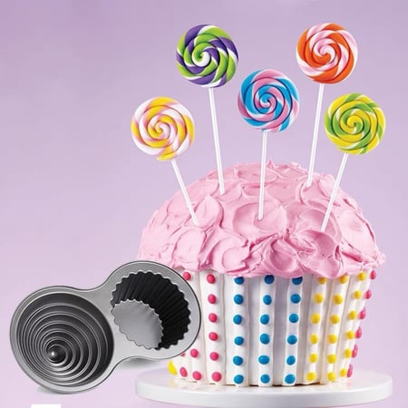 قالب كب كيك جامبو من خانتين