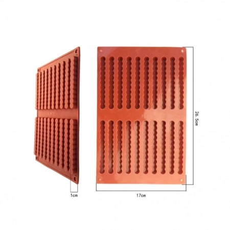 قالب سيليكون اعواد بسكويت مشرشر - 20 تجويف