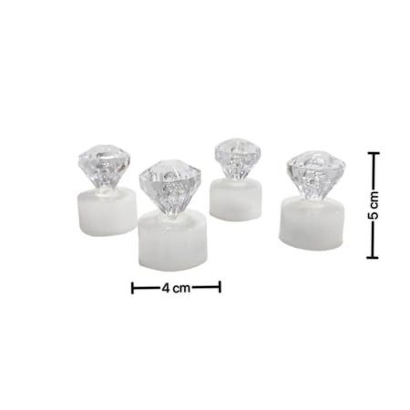 شموع صغيرة بإضاءة ملونة - طقم من 12 قطعة