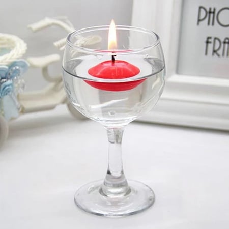 مجموعة شموع مائية عائمة ملونة | 18 قطع (متوفر اكثر من لون)