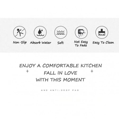 طقم دعاسات ارضيات للمطبخ والمنزل 3 قطع برسومات 3D (متوفر موديلين)