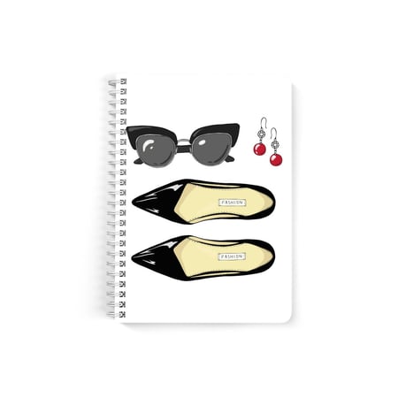 دفتر  سلك A5 ورق مسطر 60  ورقة