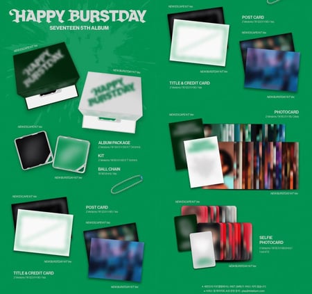 SEVENTEEN 5th Album ‘HAPPY BURSTDAY