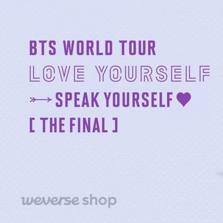 BTS () 'LOVE YOURSELF : SPEAK YOURSELF' [THE FINAL] DVD