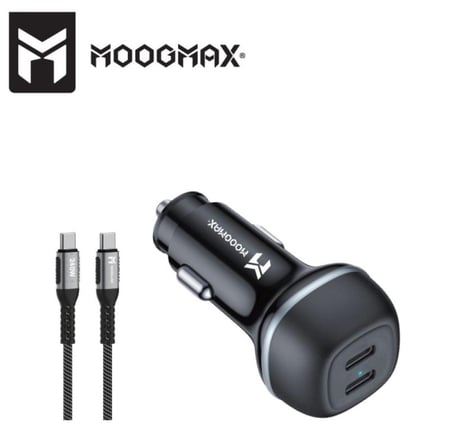 شاحن سيارة 60W  مع كابل 240W موج ماكس