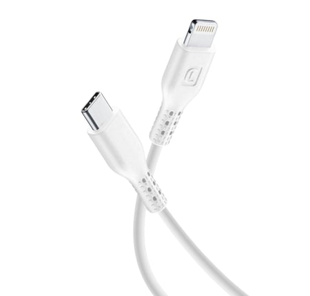 كابل  تاب سي ايفون من Cellularline - طول 1 متر - أبيض